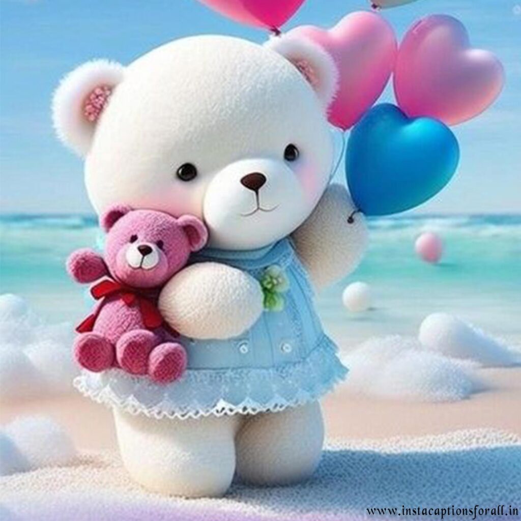 cute teddy bear dp
